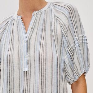 Rails Shoshanna Stripe Puff Sleeve Top